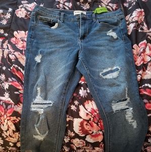 Stylish ripped jeans